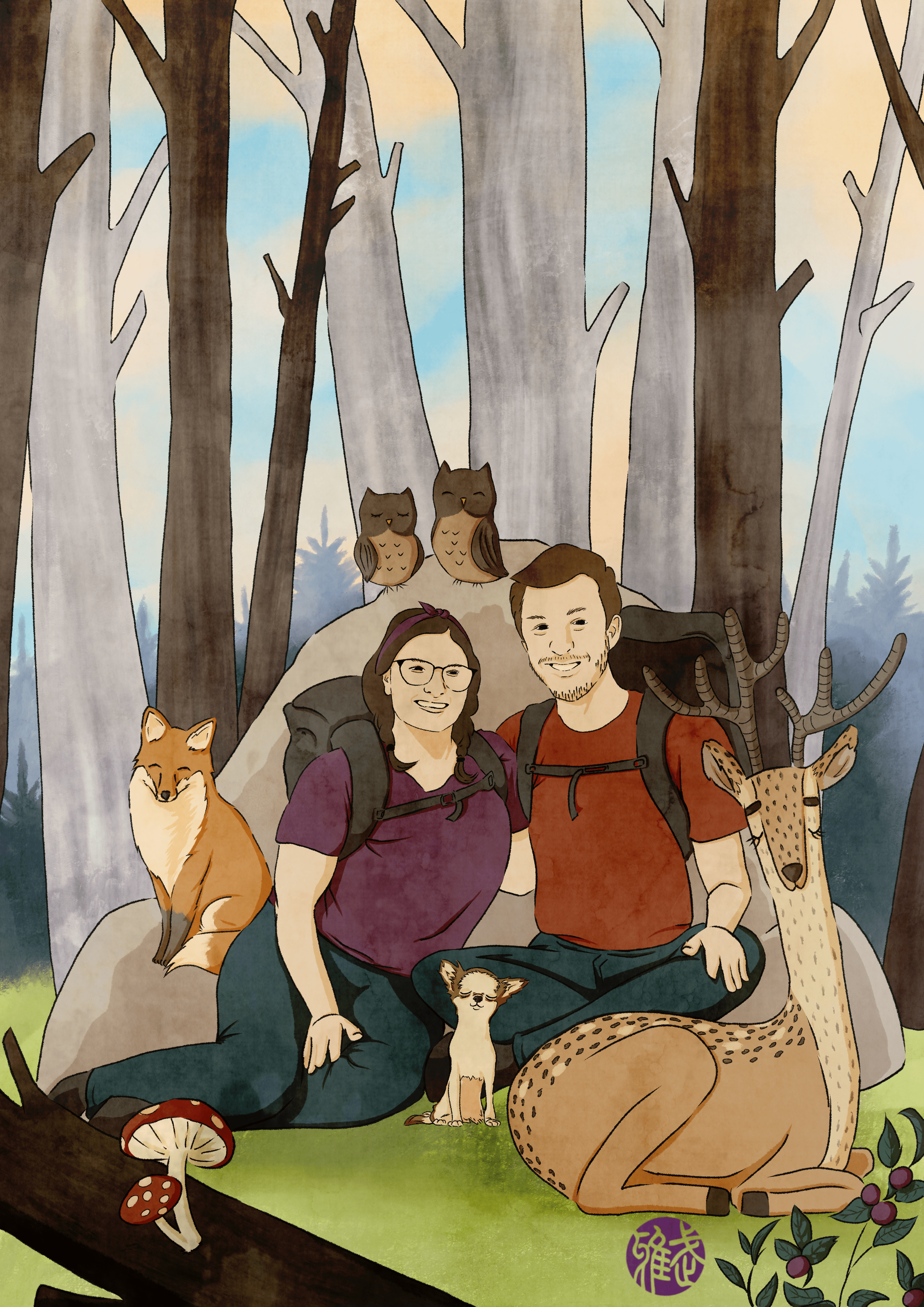 Digital Artwork - Children's Book Portrait